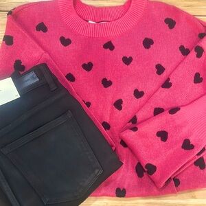 Beach Riot Hearts Callie Sweater